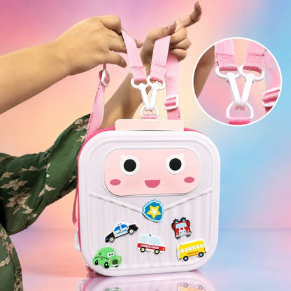 NestCharm by Nestush — Kids Mini DIY Crocs Backpack with Interchangeable Charms, Waterproof & Kawaii Style