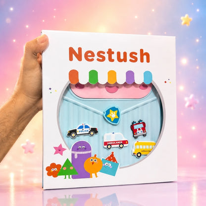 NestCharm by Nestush — Kids Mini DIY Crocs Backpack with Interchangeable Charms, Waterproof & Kawaii Style