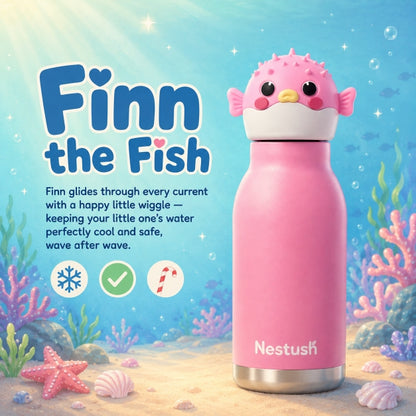 Nestush The Nest Crew — Insulated Character Water Bottle for Kids