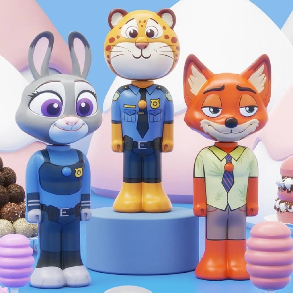 NestPop pop-up character kids toothbrush with chipmunk design, soft bristles, BPA-free