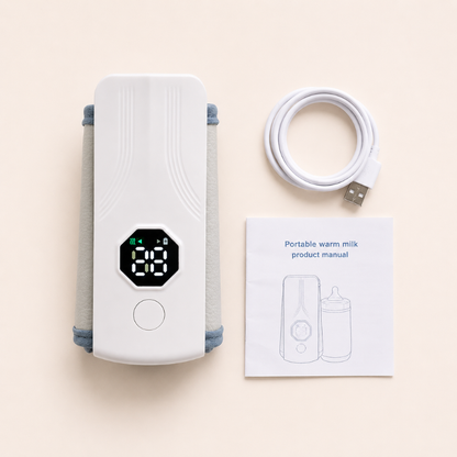 Nestush bottle warmer with USB-C cable and user manual — complete set